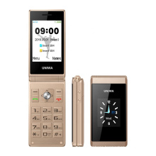 UNIWA X28 GSM 2.8/1.8" Dual screen 2G GSM folding phone SOS Function Big Button Flip Mobile